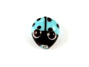 Küçük Uğur Böcekli Cam Boncuk