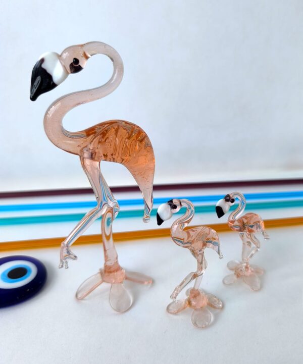 Cam Flamingo Biblo Seti